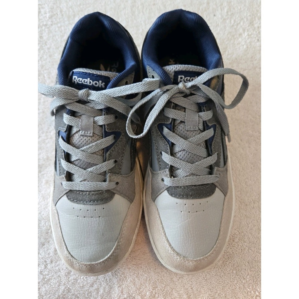 Reebok Boys Sneakers Size 4Y Grey, Navy, Tan